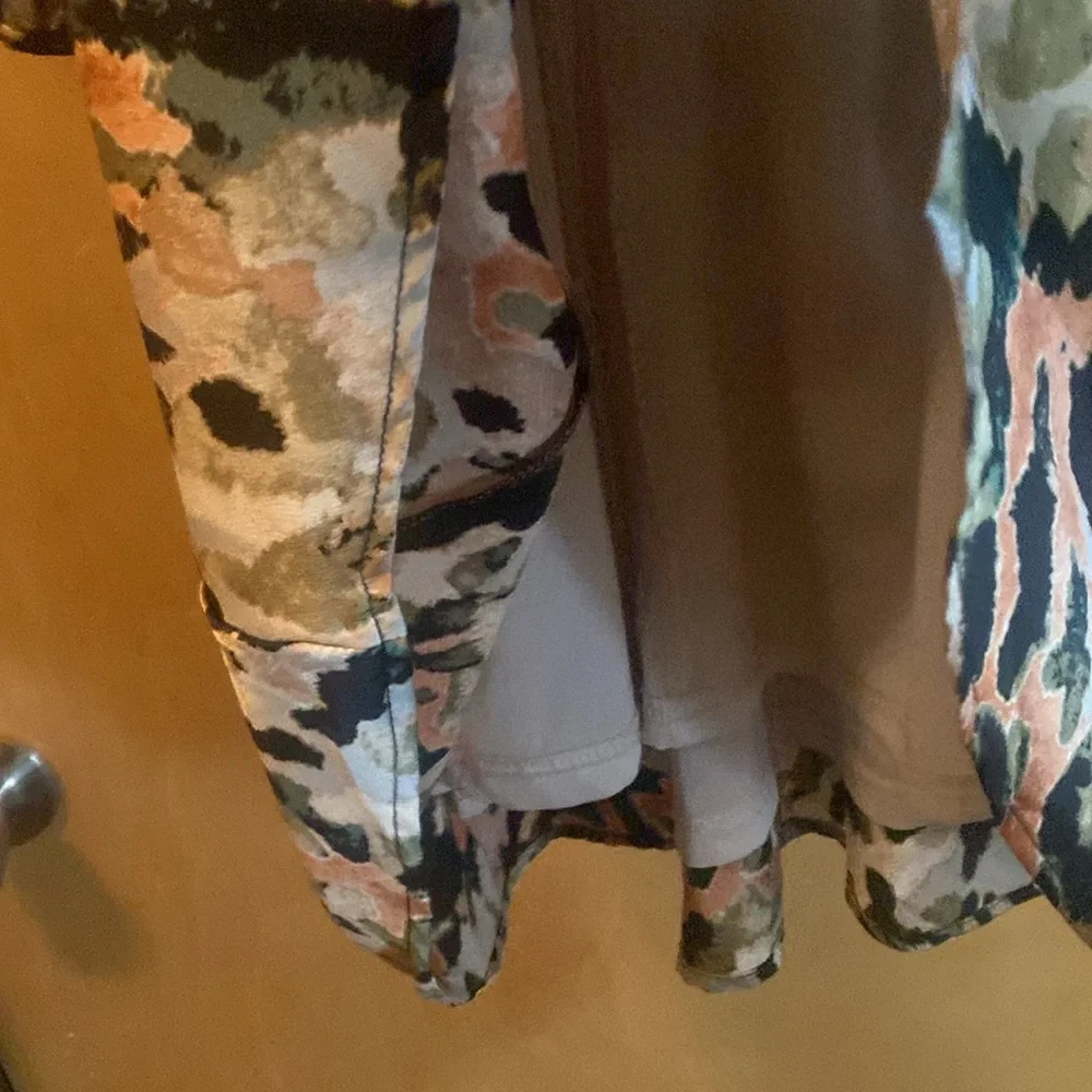 Entro Stylish Multicolor Camouflage Dress; Size XL - Picture 7 of 13